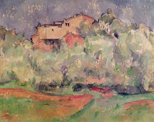 La casa en Bellevue, 1888-92 de Paul Cézanne