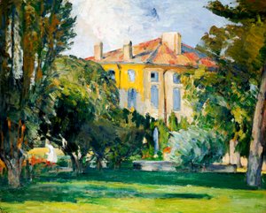 La Casa en Jas de Bouffan de Paul Cézanne