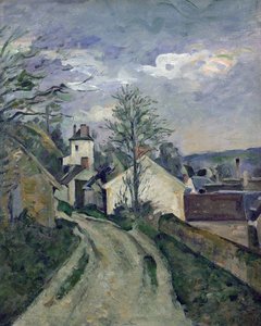 La casa del Doctor Gachet (1828-1909) en Auvers, 1872-73 de Paul Cézanne