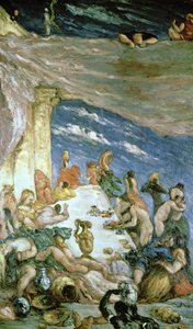 La orgía, c.1866-68 (óleo sobre lienzo) de Paul Cézanne