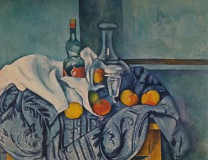 La botella de menta, 1893-1895 de Paul Cézanne