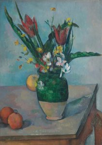 El jarrón de tulipanes de Paul Cézanne
