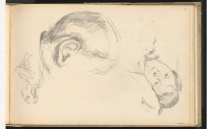 Tres Cabezas, Una de Madame Cézanne de Paul Cézanne