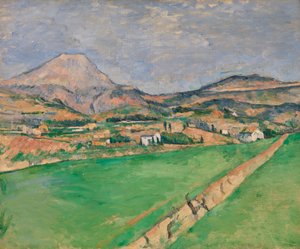 Hacia Mont Sainte-Victoire (Hacia la montaña Sainte-Victoire) de Paul Cézanne