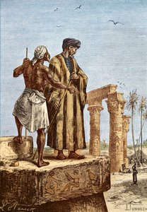Ibn Battuta en Egipto, mediados del siglo XIX de Paul Dumouza