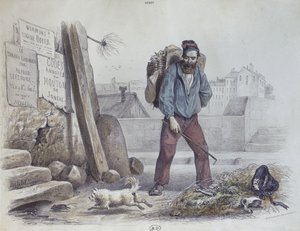 Hombre muerto de hambre durante la Comuna de París de Paul Edmond Henry