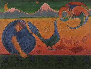 El paisaje nabique, 1890 de Paul Elie Ranson
