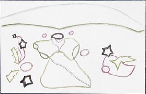 Santos y estrellas (Dibujo de Paul Eluard