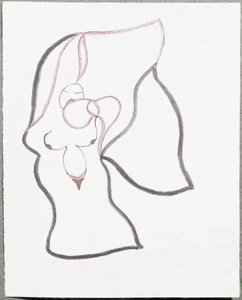 Mujer-Flor (Dibujo de Paul Eluard