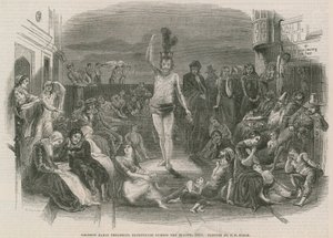 Solomon Eagle predicando el arrepentimiento durante la plaga (grabado) de Paul Falconer Poole