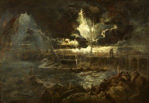 La Destrucción de Pompeya, c.1835