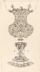 Jarrón ornamentado de Paul Flindt II