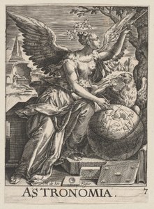 Placa 7: Astronomía, de Las Siete Artes Liberales de Paul Fürst