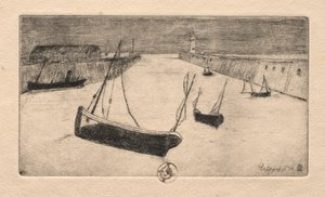 Six Etchings: Tréport de Paul Gachet