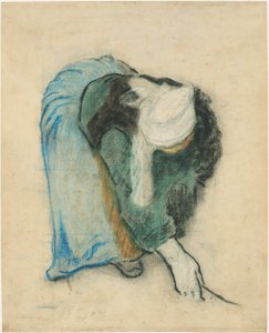 Una Espigadora Bretona de Paul Gauguin