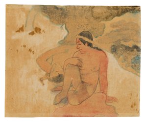 ¿Aha oe feii? (¿Qué! ¿Estás celoso?) de Paul Gauguin