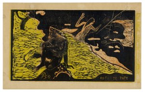 Mujeres en el río, de la Suite Noa Noa de Paul Gauguin