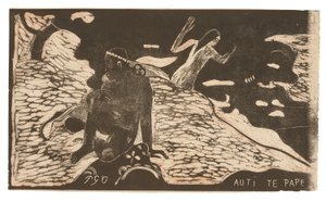 Auti te pape (Mujeres en el río), de la Suite Noa Noa de Paul Gauguin