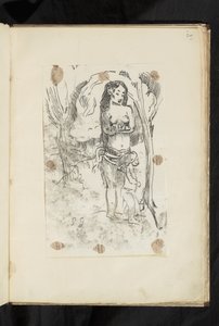 Avant et après - Mujer y niño de Paul Gauguin