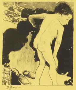 Bañistas en Bretaña, de la Suite Volpini: Dessins lithographiques, 1889
