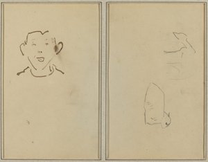 Rostro de Niño; Dos Ovejas de Paul Gauguin