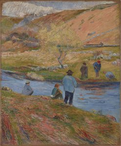 Pescadores bretones, 1888 de Paul Gauguin