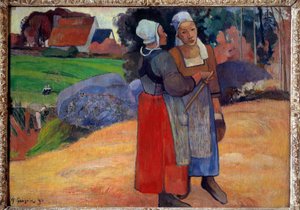 Campesinos bretones de Paul Gauguin