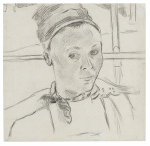 Busto de una joven bretona (posiblemente Marie Lagadu) de Paul Gauguin