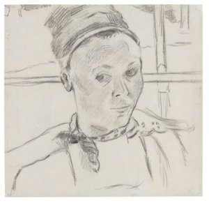 Busto de una joven bretona (posiblemente Marie Lagadu) de Paul Gauguin