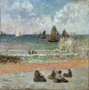 Costa en Dieppe de Paul Gauguin
