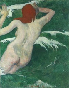Dans les vagues, ou Ondine, 1889 de Paul Gauguin