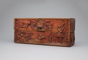 Caja de madera decorada de Paul Gauguin
