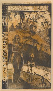 Tierra encantadora, 1893-94 de Paul Gauguin