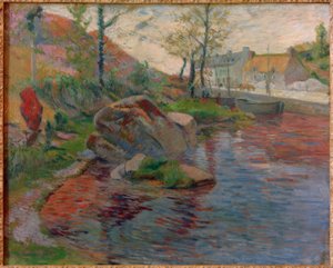 El puerto de Pont-Aven de Paul Gauguin