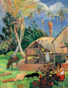 Los cerdos negros de Paul Gauguin