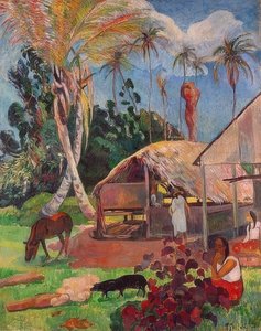 Los cerdos negros de Paul Gauguin