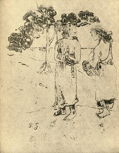 Dibujo de Paul Gauguin