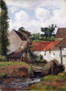Granja en Osny, 1883 de Paul Gauguin