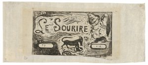 Zorro, Bustos de Dos Mujeres y un Conejo, cabecera para Le sourire de Paul Gauguin