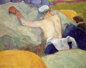 En el calor, o Los cerdos, 1888 de Paul Gauguin