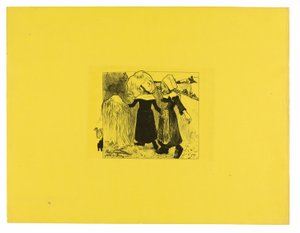 Alegrías de Bretaña, de la Suite Volpini de Paul Gauguin