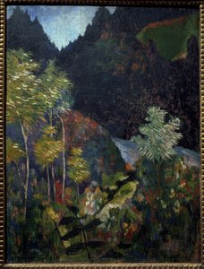 Paisaje de Paul Gauguin