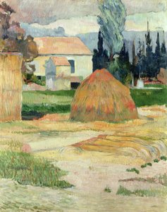 Paisaje cerca de Arles de Paul Gauguin
