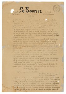Le sourire: Journal sérieux, 13 de octubre de 1899 de Paul Gauguin
