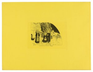 Los dramas del mar: Bretaña, de la Suite Volpini de Paul Gauguin