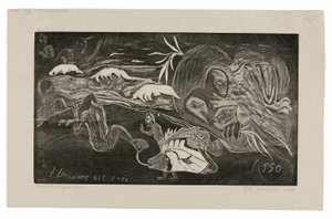 L’univers est créé (El universo está siendo creado), de la Suite Noa Noa de Paul Gauguin