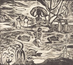 Mahana Atua La comida de los dioses de Paul Gauguin