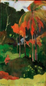 Mahana maa I de Paul Gauguin