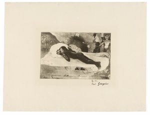 Manao tupapau (Ella piensa en el fantasma o El fantasma piensa en ella), de L