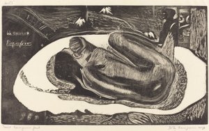 Manoa Tupapau (Ella es perseguida por un espíritu) de Paul Gauguin